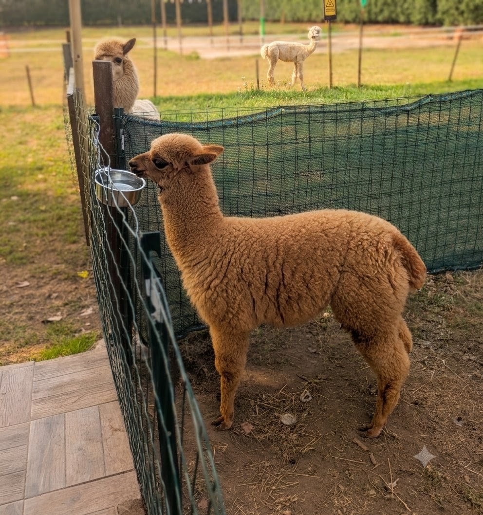 Inti – cucciolo di alpaca disponibile