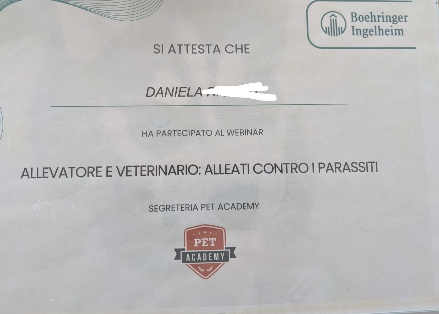 Boehringer Ingelheim – Allevatore e Veterinario: Alleati contro i Parassiti